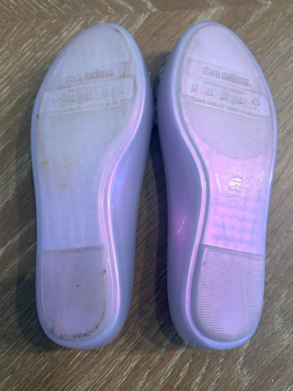 Mini Melissa Sweet Love Fly in Pearly Lilac